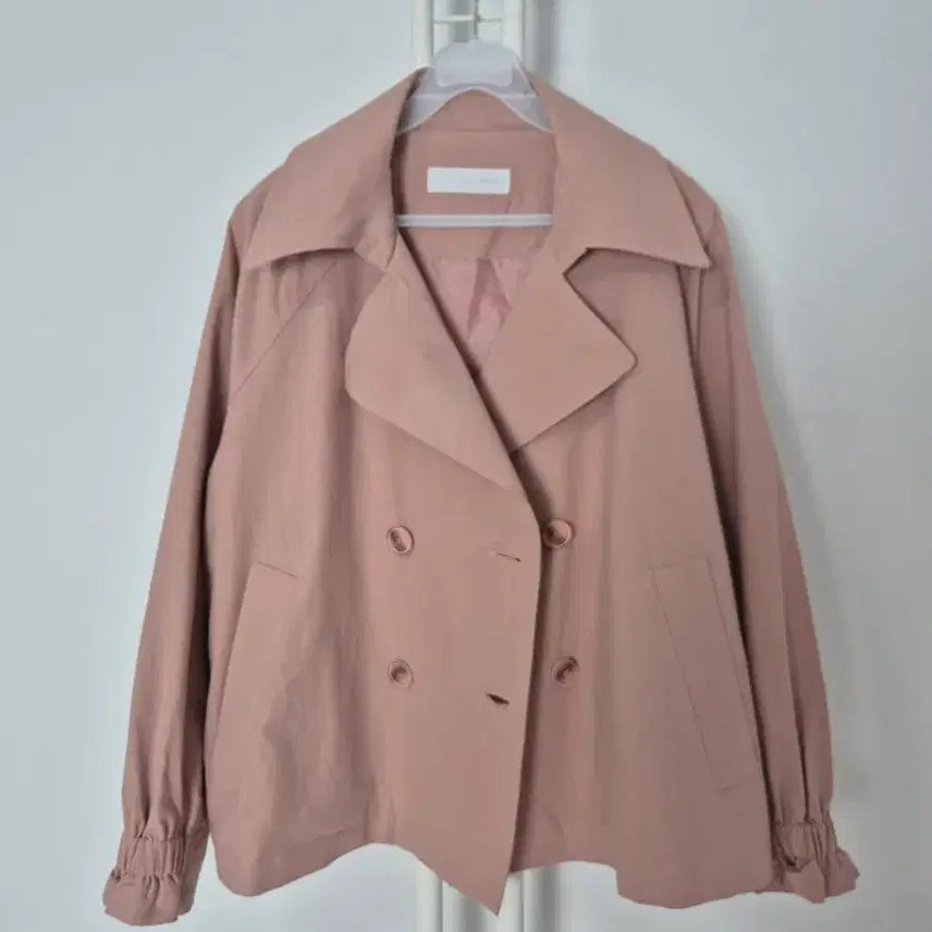 [BUNJANG] Olive des Olive Double Button Pink Jacket / 올리브데올리브 더블 버튼 핑크색 자켓