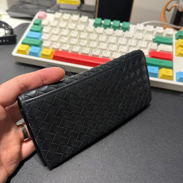 [BUNJANG] Bottega Veneta Intrecciato Long Wallet Black / 보테가베네타 인트레치아토 블랙 장지갑