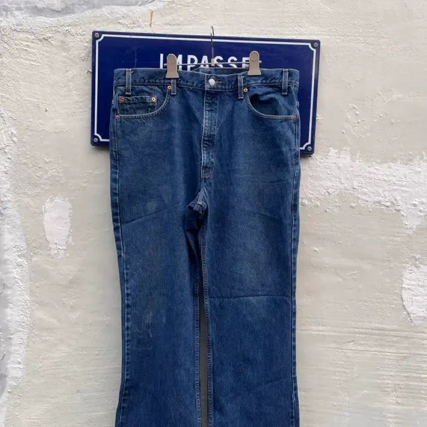 [BUNJANG] Vintage Levi's 517 Boot Cut Denim Jeans (Made in Colombia, 1999) / 90년대 리바이스 517 부츠컷 데님 팬츠 (콜롬비아제 / W40 L30)