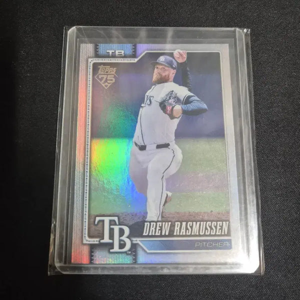 [BUNJANG] MLB Tampa Bay Rays Drew Rasmussen Rainbow Foil Card / [MLB] 템파베이 레이스 드류 라스무센 레인보우 포일