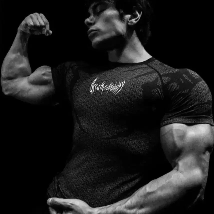 [BUNJANG] Gymshark Breathedivinity Doom Tech™ Armored Shortsleeve Compression Shirt XL / [새상품] XL 브리드디비니티 컴프레션 / 짐샤크 영엘에이 breathedivinity
