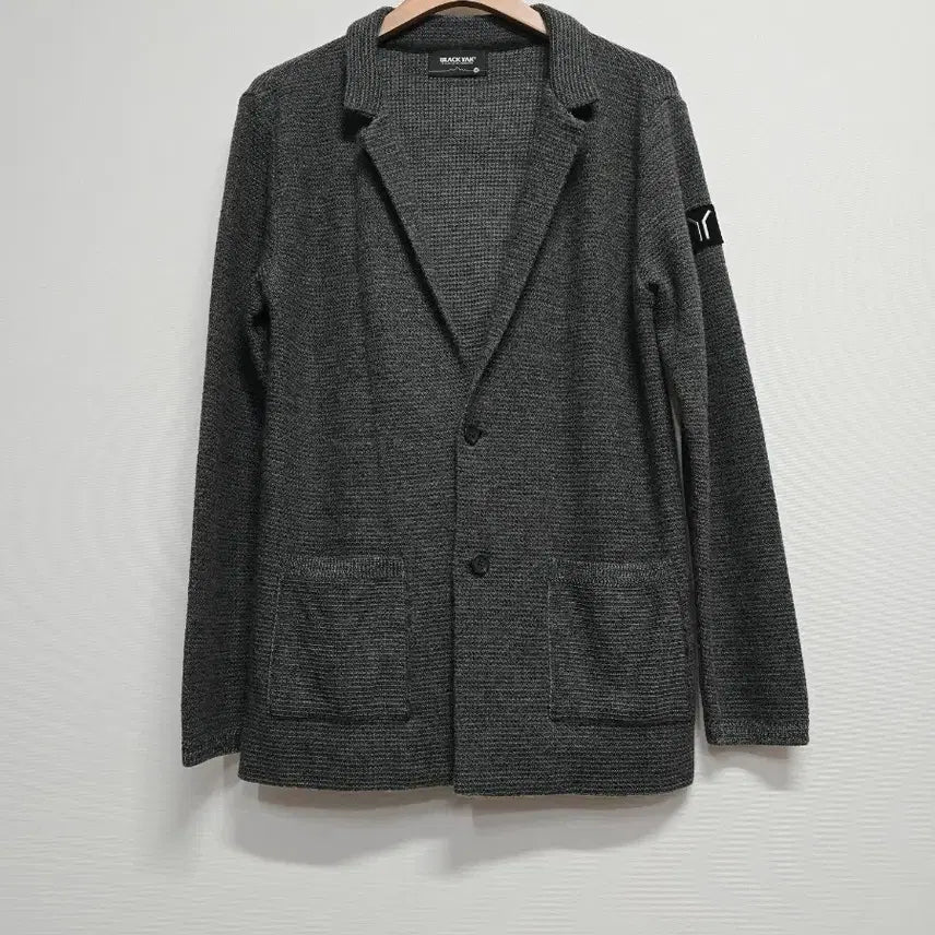 [BUNJANG] Black Yak Knit Jacket Grey / 블랙야크 니트 재킷 그레이