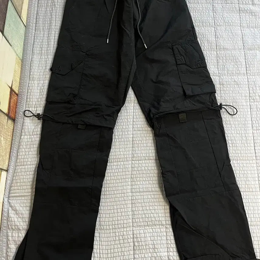 [BUNJANG] Drenage Cargo Pants Black Size 2 / 드네이지 카고팬츠 블랙 사이즈 2