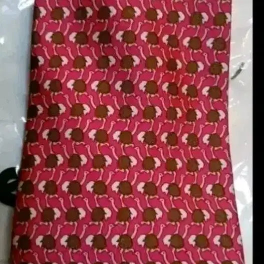 [BUNJANG] Hermès Silk Necktie Ostrich Pattern / 에르메스 실크 넥타이