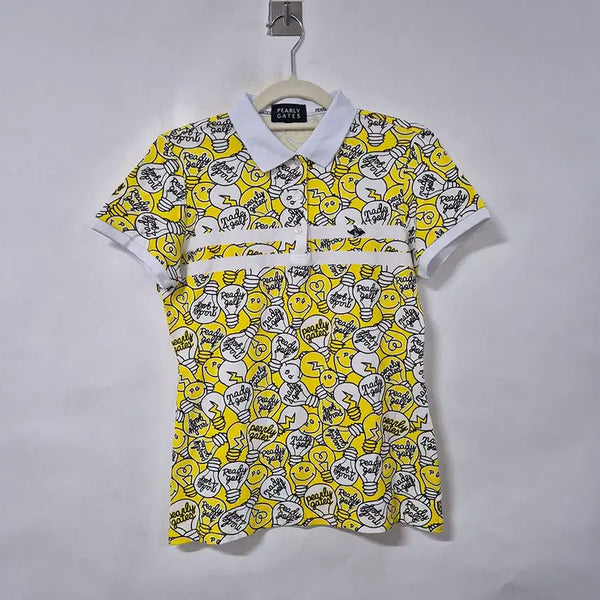 [BUNJANG] Pargates Summer Short-Sleeve Golf T-Shirt Women's 90 / 파리게이츠 여름 반팔 골프티셔츠/여성90