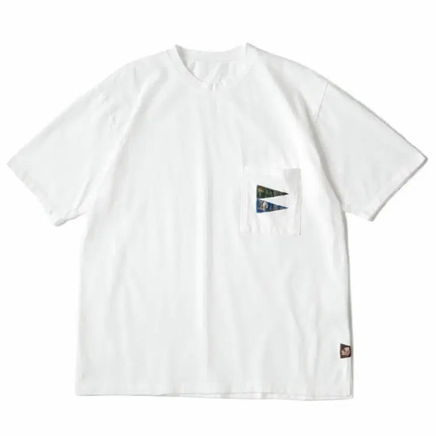 [BUNJANG] Capital 20 Jersey Pendant Flag T-Shirt White XL / (XL) 캐피탈 20 저지 패넌트 플래그 화이트