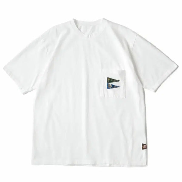 [BUNJANG] Capital 20 Jersey Pendant Flag T-Shirt White XL / (XL) 캐피탈 20 저지 패넌트 플래그 화이트