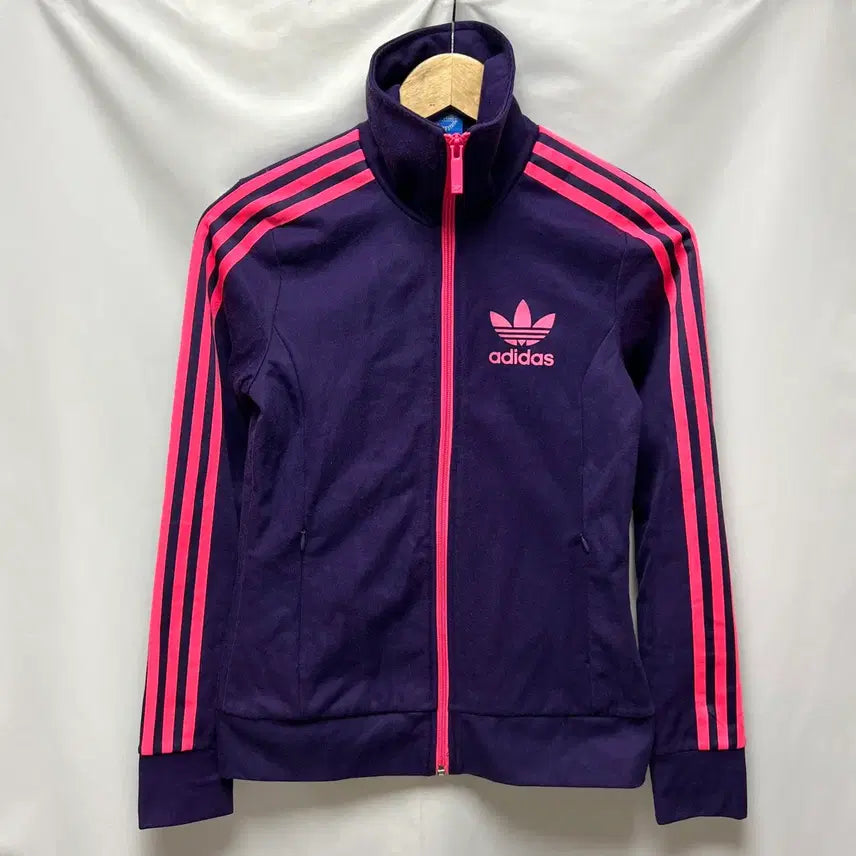 [BUNJANG] Adidas Europa Track Top Jersey - Women's Purple/Pink, Size 85 / [정품/85] 아디다스 유로파 여성용 퍼플 핑크 트랙탑 져지