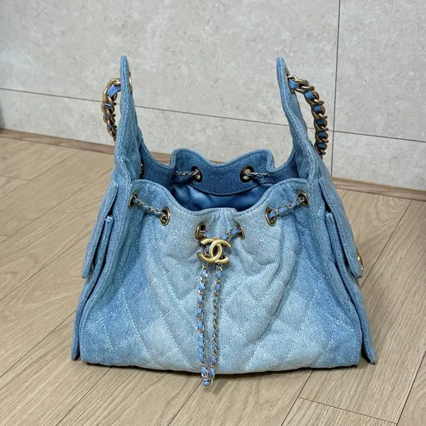 [BUNJANG] Chanel 25 Bag Small Denim / 샤넬 25백 데님 ((25만원))