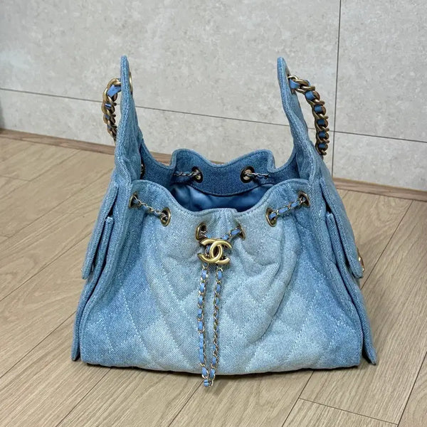 [BUNJANG] Chanel 25 Bag Small Denim / 샤넬 25백 데님 ((25만원))