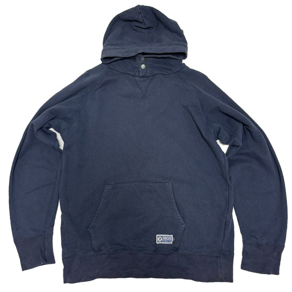 [BUNJANG] Discus Athletic Snap Button Hooded T-Shirt / 디스커스 애슬레틱 스냅 버튼 후드 티셔츠
