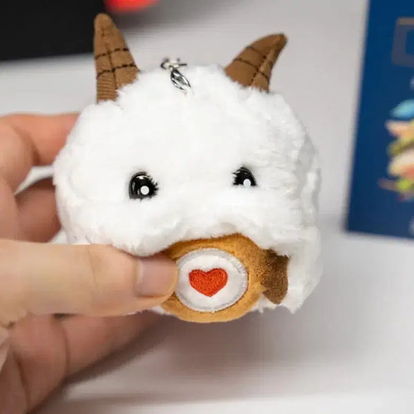 [BUNJANG] League of Legends The Venti Collaboration Poro Plush Keychain / 리그오브레전드 더벤티 콜라보 포로 인형 키링