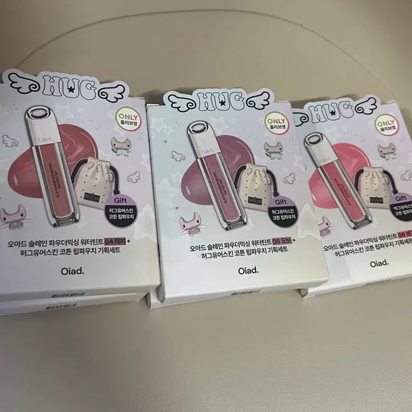 [BUNJANG] OAD Slane Powder Mixing Water Tint Hug Your Skin Olive Young Special Edition Lip Pouch Set / 새상품) 오아드 슬레인 파우더믹싱 워터틴트 허그유어스킨 올영 립파우치 기획세트