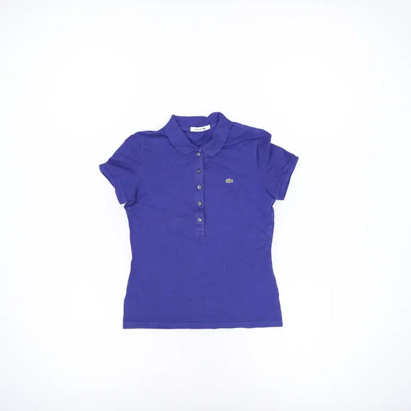 [BUNJANG] Lacoste Women's Short Sleeve Polo Shirt 40 (0818H2) / 40 라코스테 여성 반팔 카라티 0818H2