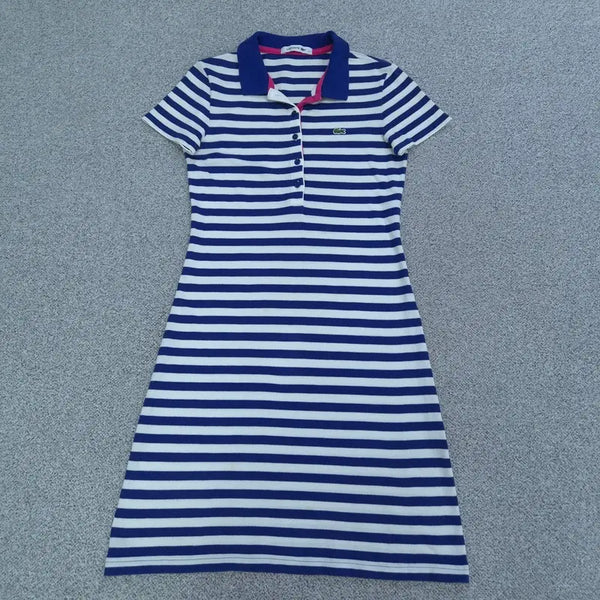[BUNJANG] Lacoste Size 34 Short Sleeve Collar Dress / 34 라코스테 반팔 카라 원피스 | 0818B09