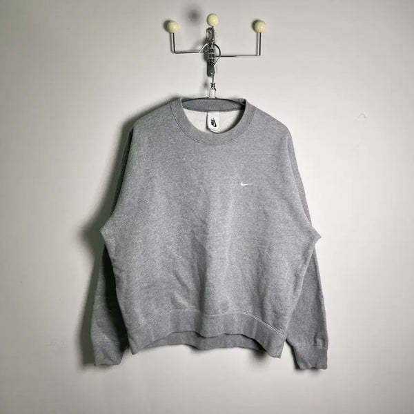 [BUNJANG] Nike Swoosh Grey Sweatshirt XL / NIKE 나이키 스우시 그레이 맨투맨 XL