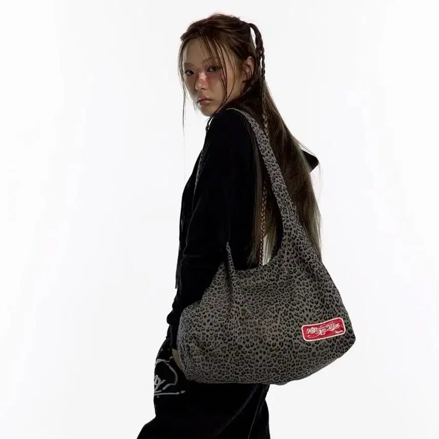 [BUNJANG] KASHIKO Leopard Print Shoulder Bag / 카시코 레오파드 숄더백