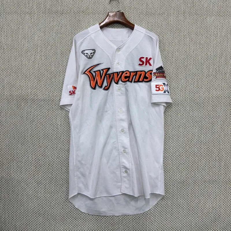 [BUNJANG] SK Wyverns Jo Sung-hwan Baseball Short Sleeve Jersey 100 / SK 와이번스 조성훈 야구 유니폼 반팔티 100 H02257