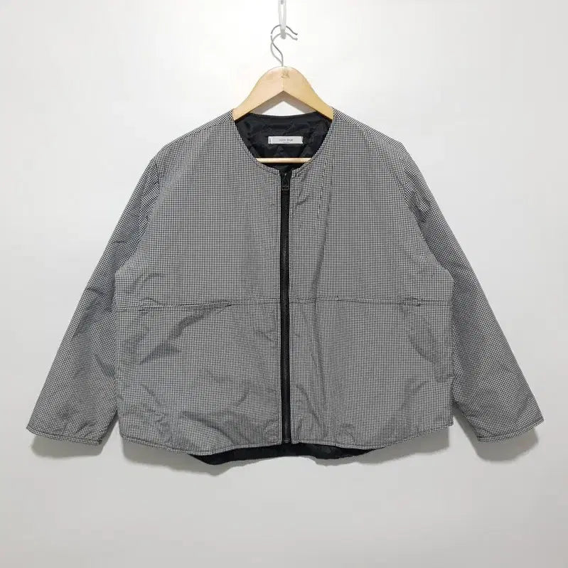 [BUNJANG] Women's Zip-Up Jacket / 여성 체크 집업 자켓