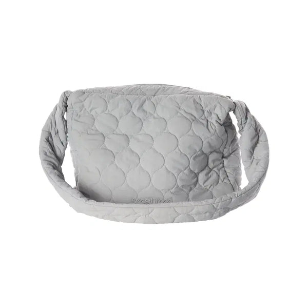 [BUNJANG] Smoothmood Odd Bag Quilted Padded Shoulder Bag Large Blue Grey / 스무드무드 Odd 오드백 퀼팅 패딩 숄더백 라지 블루 그레이