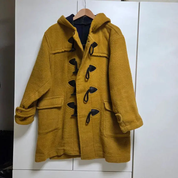 [BUNJANG] NEOBLOOD TOKYO Vintage Mustard Duffle Coat / 네오블러드도쿄 빈티지 머스타드 떡볶이코트
