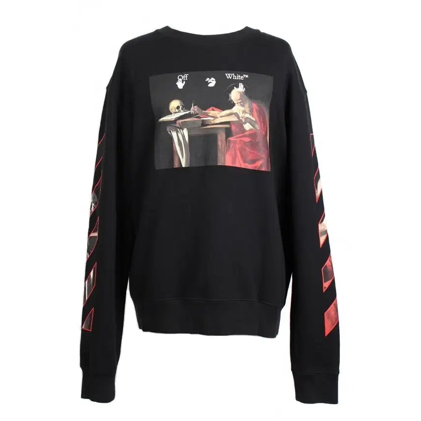 [BUNJANG] Off-White Caravaggio Arrows Sweatshirt Black XL / [정품/한정판] 오프화이트 카라바조 애로우 맨투맨 블랙 XL / 105