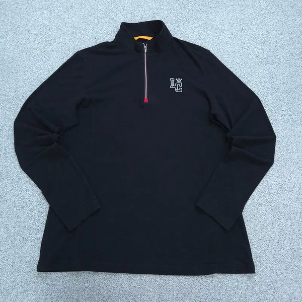 [BUNJANG] Louis Castel Half-Zip Long Sleeve T-Shirt Size 100 / 100 루이까스텔 반집업 긴팔 티 | 0818C37