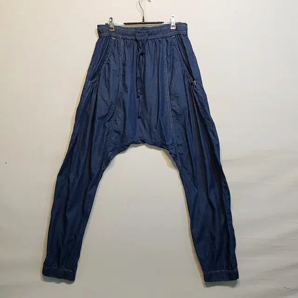 [BUNJANG] Slim Denim Bending Baggy Pants / 슬림 데님 밴딩 배기 팬츠