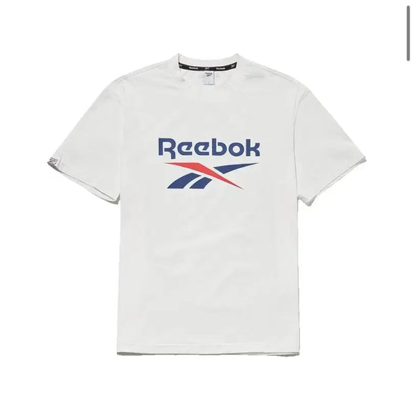 [BUNJANG] Reebok Essential Fresh Big Logo Short Sleeve T-Shirt White M / 신상) 리복 기능성 운동복 반팔티 m