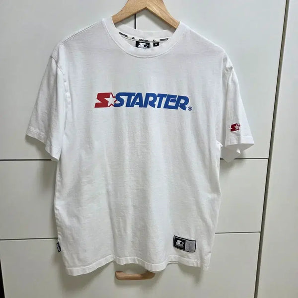 [BUNJANG] Starter White Short Sleeve T-Shirt M / 스타터 화이트 반팔티셔츠 M
