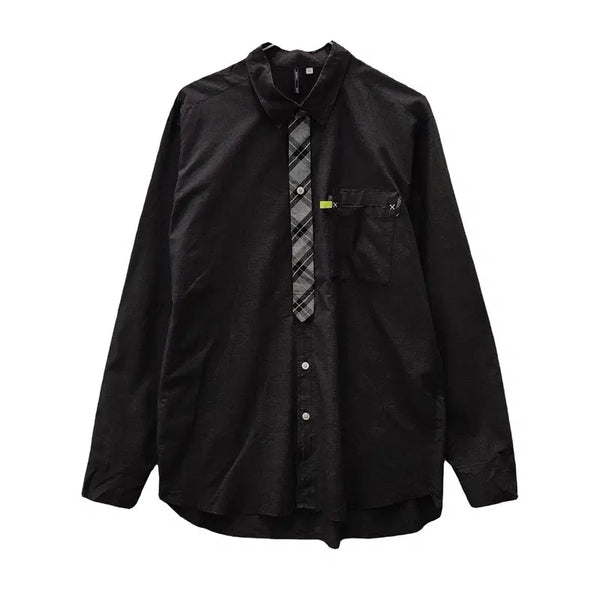 [BUNJANG] GIRLS' GENERATION Utility Black Shirt LL / 긱시크 유틸리티 블랙 셔츠 LL MADE IN JAPAN