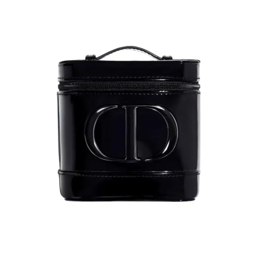 [BUNJANG] Dior Beauty Black Vanity Pouch with Shopping Bag / 디올 뷰티 블랙 베니티 파우치