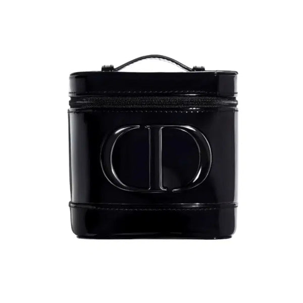 [BUNJANG] Dior Beauty Black Vanity Pouch with Shopping Bag / 디올 뷰티 블랙 베니티 파우치