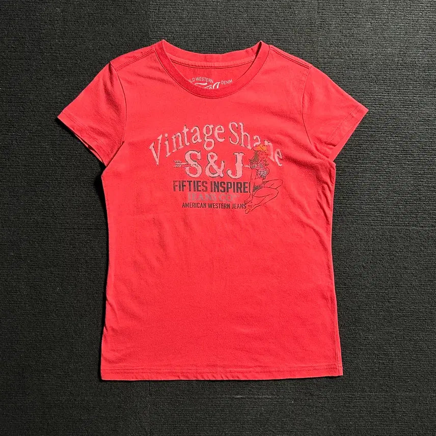 [BUNJANG] Shane Jeans Vintage T-Shirt / Shane Jeans 빈티지 반팔티셔츠