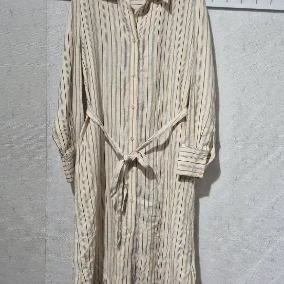 [BUNJANG] ORR Stripe Long Shirt Dress / 오르 ORR 스트라이프 롱셔츠