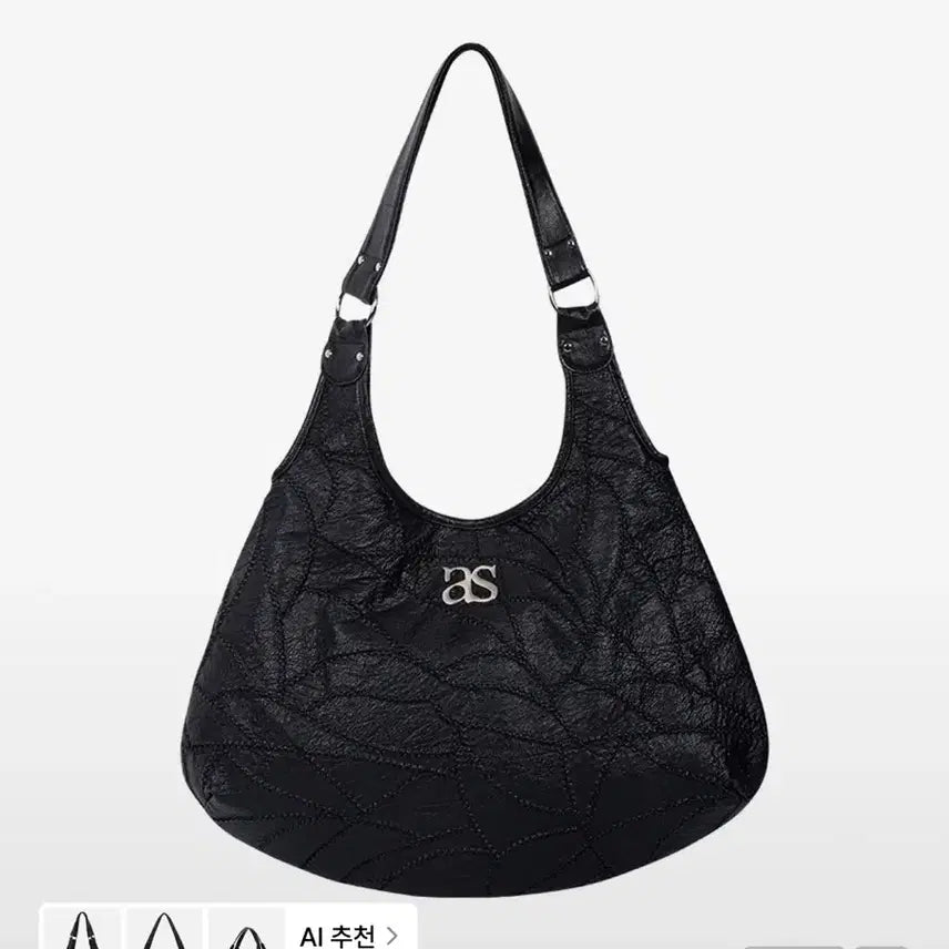 [BUNJANG] AZZON Shoulder Bag Black Women's Bag / 애즈온 가방 숄더백 블랙 여성 가방