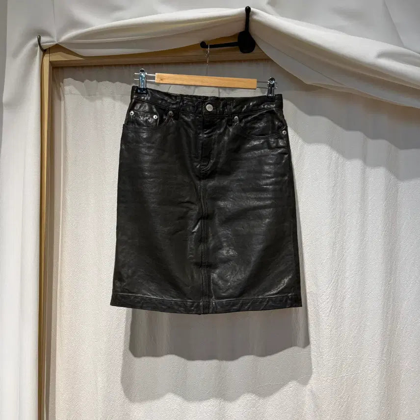 [BUNJANG] Beautiful People Leather Skirt / (28) 뷰티플피플 래더 스커트