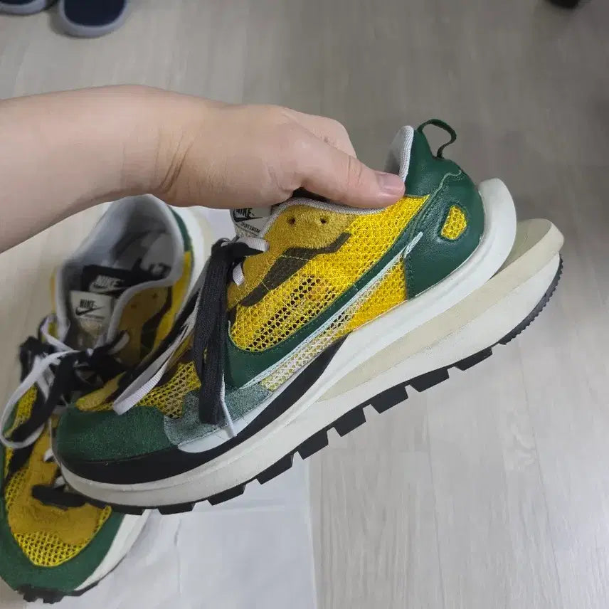 [BUNJANG] Nike x Sacai Vaporwaffle "Yellow Green" / [295] 나이키 사카이 베이퍼와플 옐로우 그린