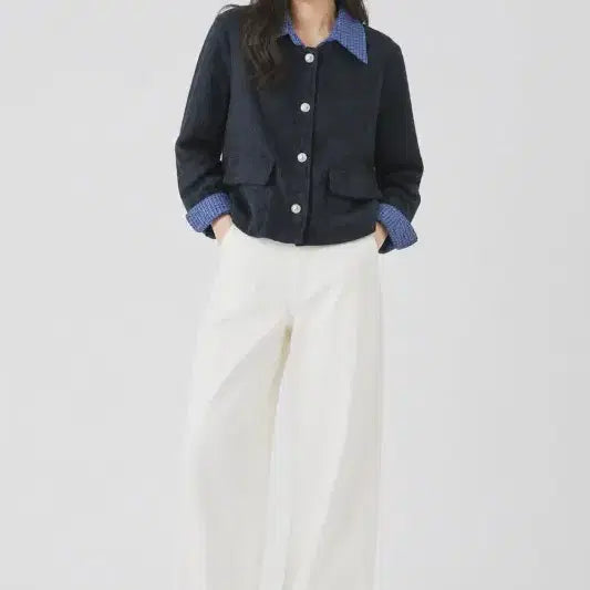 [BUNJANG] Navy Women's Jacket L / 네이비 여자 L 자켓 O0864