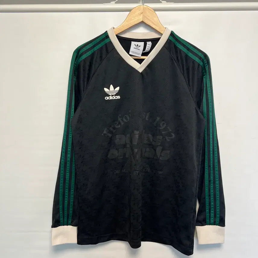 [BUNJANG] Adidas Europa Original Black Green Long Sleeve Jersey Size S / [정품/S] 아디다스 유로파 오리지날 블랙 그린 져지 블랙 롱슬리브 긴팔