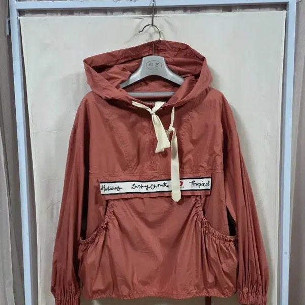 [BUNJANG] Lucky Chouette Shirring Anorak Hood Windbreaker Size 38 / 럭키슈에뜨셔링아노락후드바람막이(38)