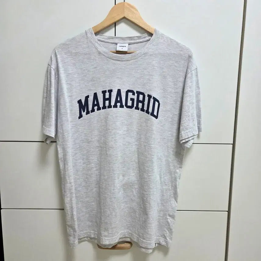 [BUNJANG] Mahagrid Melange Short-Sleeve T-Shirt (Size S) / 마하그리드 멜란지 반팔티셔츠 S
