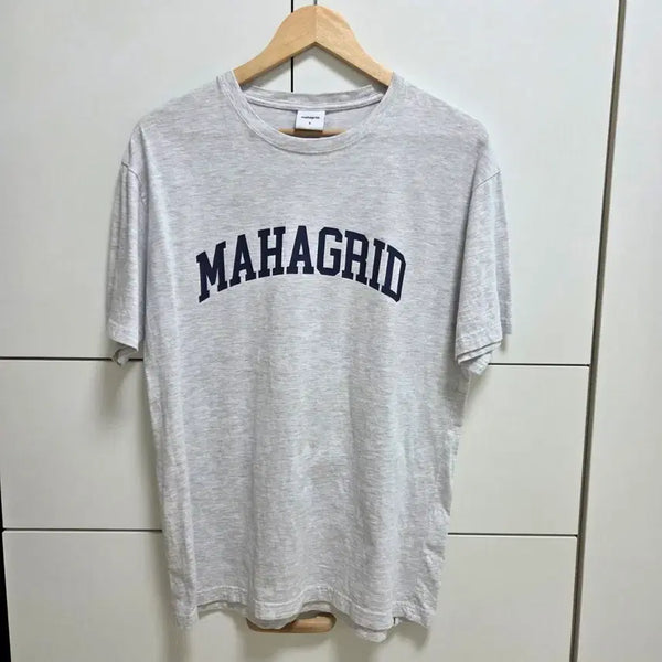 [BUNJANG] Mahagrid Melange Short-Sleeve T-Shirt (Size S) / 마하그리드 멜란지 반팔티셔츠 S