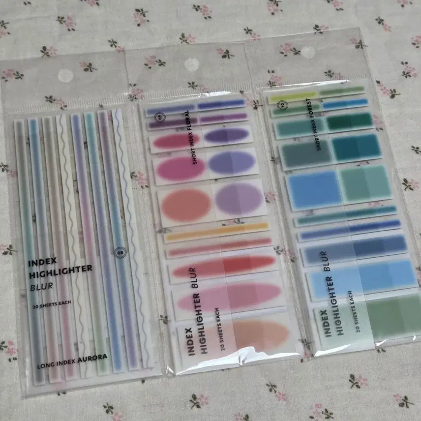 [BUNJANG] Iconic Index Highlighter Set / 아이코닉 인덱스 하이라이터 3종 일괄