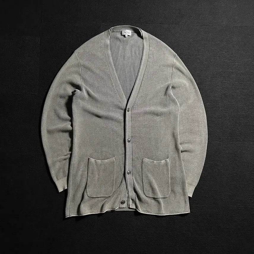 [BUNJANG] SERIES Charcoal Dyeing Cardigan XL / 시리즈 차콜 다잉 가디건