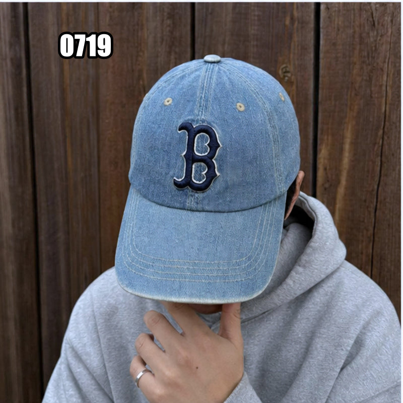 [BUNJANG] MLB Boston Red Sox Basic Unstructured Denim Cap / MLB 베이직 데님 언스트럭쳐 볼캡 보스턴 레드삭스