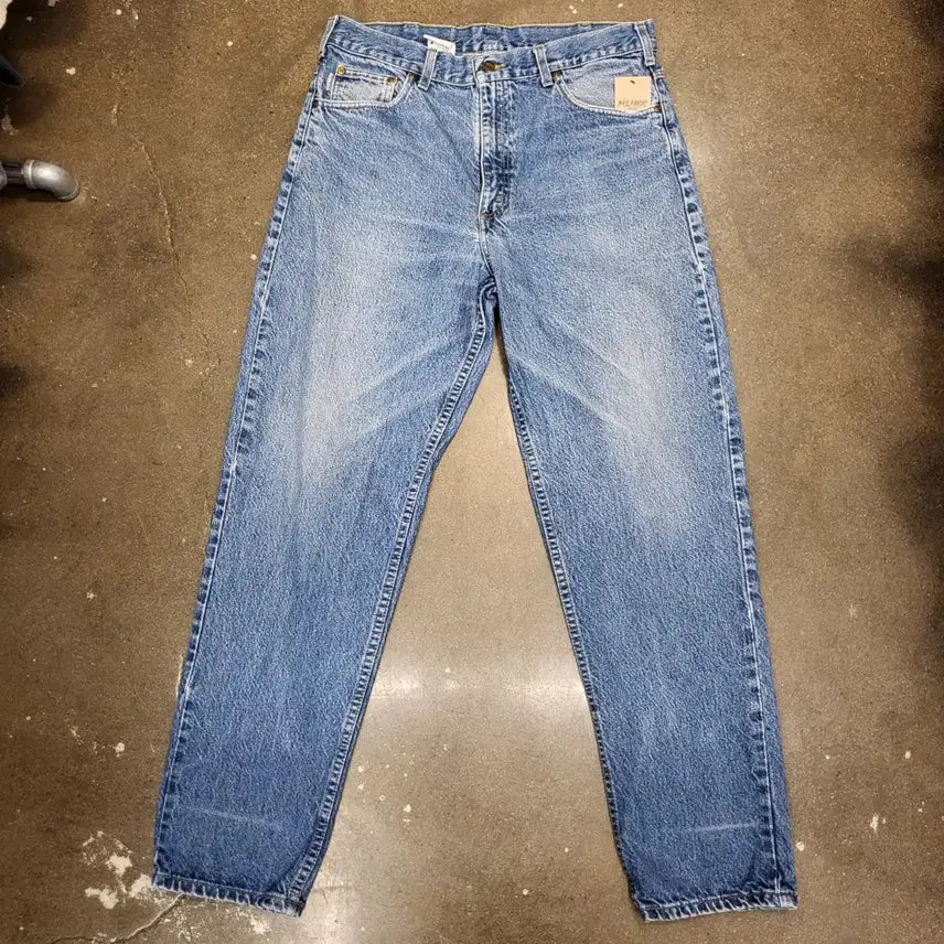 [BUNJANG] Vintage Carhartt Denim Washed Pants / 미국 빈티지 칼하트 데님 워싱팬츠