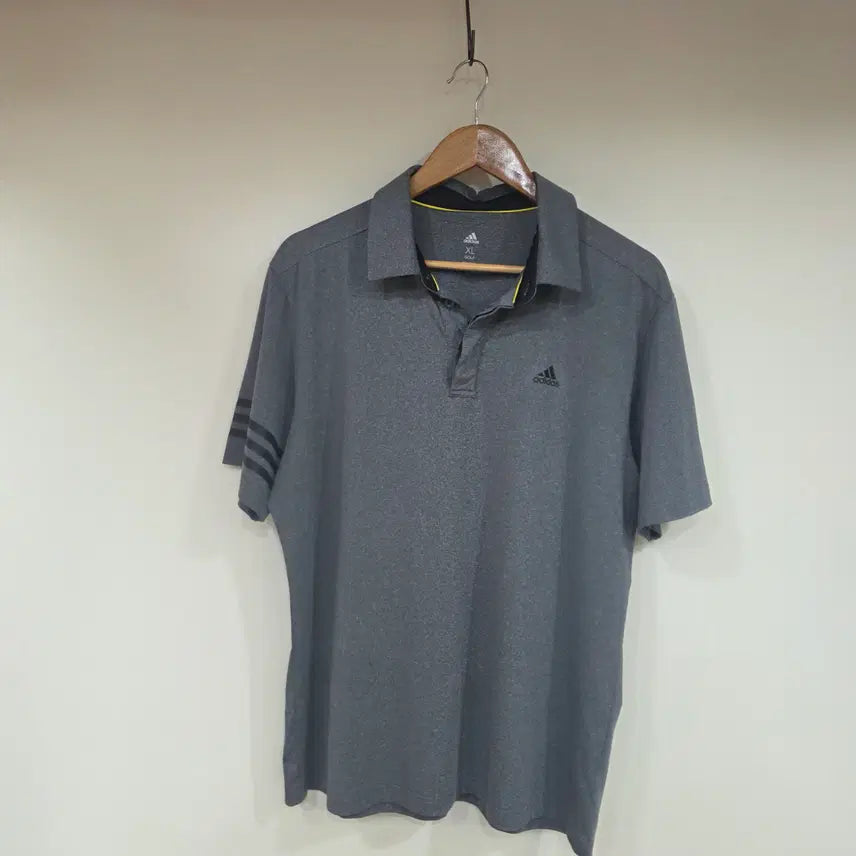 [BUNJANG] Adidas Golf Men's Size 105 Polo Shirt / 아디다스 골프 105사이즈 카라반팔