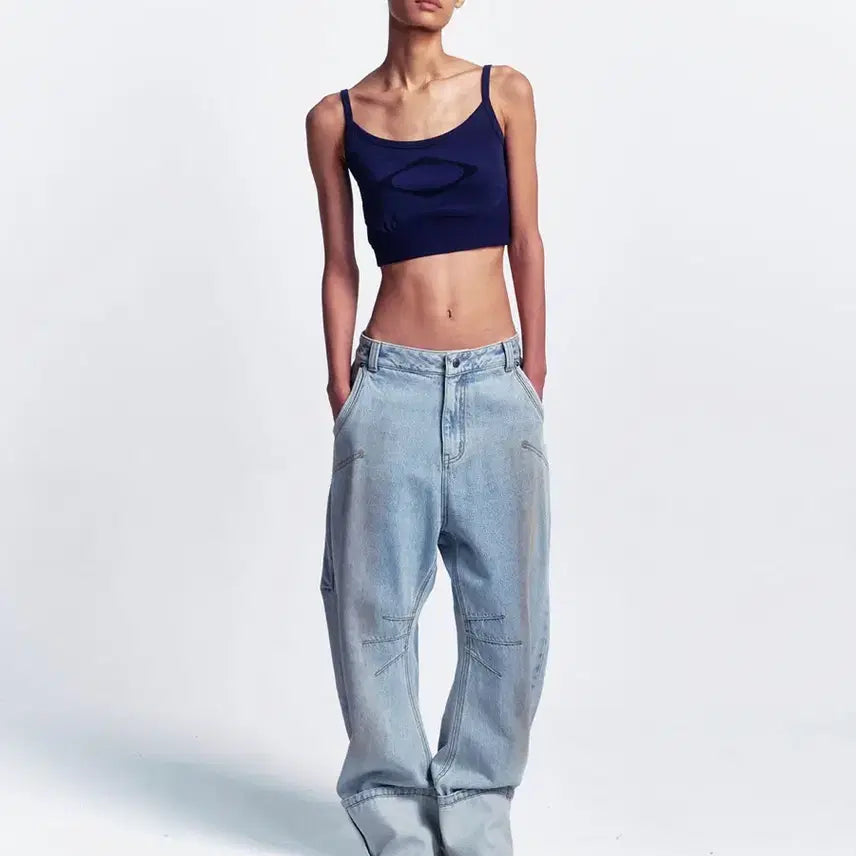 [BUNJANG] Mischief Wide Fade Jeans / 미스치프 와이드 페이드 진