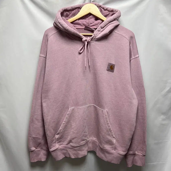 [BUNJANG] Carhartt WIP Nelson Hoodie Pink Size L / [정품/L] 칼하트 WIP 넬슨 핑크 분홍 후드티